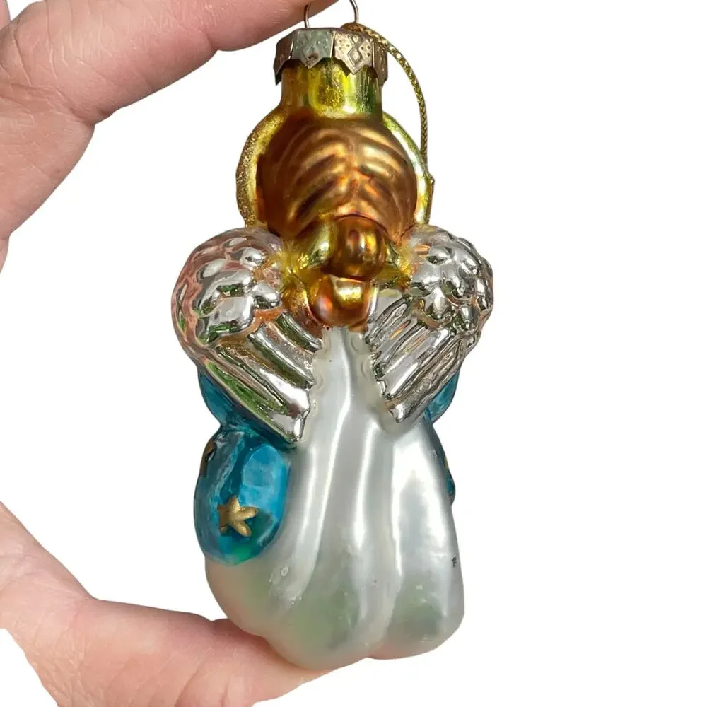 Thomas Pacconi Museum Series Angel Ornament Glass Christmas Retired Vtg READ